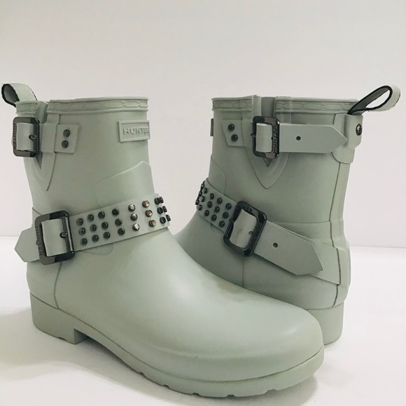 Hunter Shoes - 💙 HUNTER REFINED  STUD BIKER BOOT